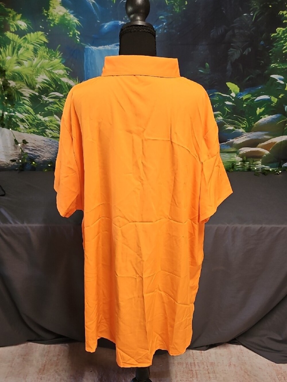 Unbranded Orange Button Up - Picture 4 of 5
